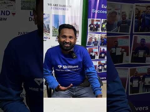 Murad Mugdi from Karnataka shares his experience with Skillbee- Jobs in Europe 🌍