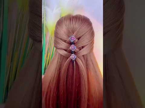 Easy and Nice Hair style #shorts #shortvedios #Ideas #trendingshorts #designs #viral #ytshort