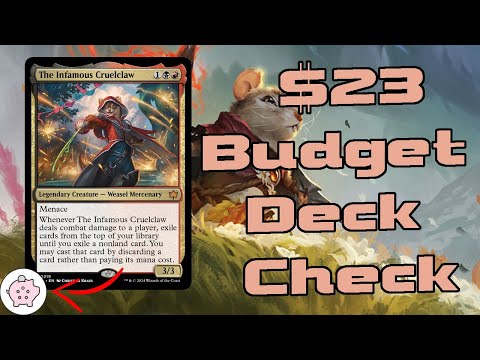 The Infamous Cruelclaw $23 Budget Deck That Will Shock You! | Bugget Deck Check