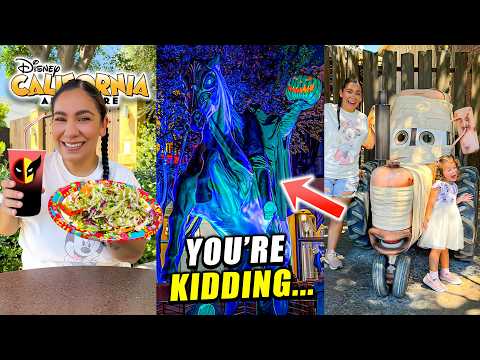 😱 HALLOWEEN TIME At Disney California Adventure Park UPDATES! | Oogie Boogie Bash 2024, Food + MORE!