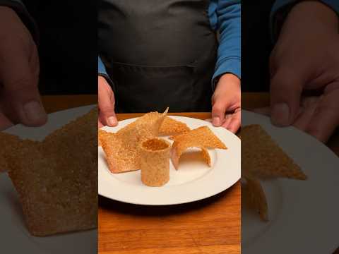 Sesame Tuile Recipe to level up your Plating Skills 😍 | Crafians