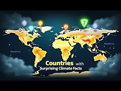 7 Countries with Surprising Climate Facts #ClimateFacts #WeatherTrivia #GeographyNews