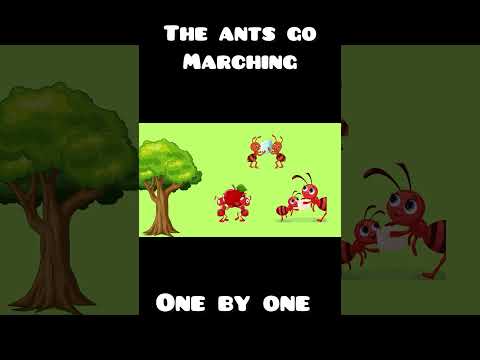 Ants Go Marching One By One Song - FlickBox Nursery Rhymes _ Learn 1 to 10 number #shorts