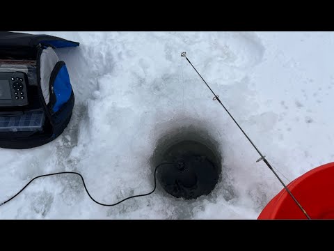 Ice Fishing Upper Peninsula Michigan March 2, 2025