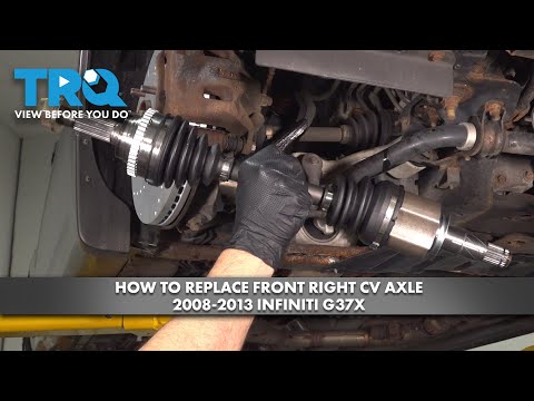 How to Replace Front Right CV Axle 2008-2013 Infiniti G37x