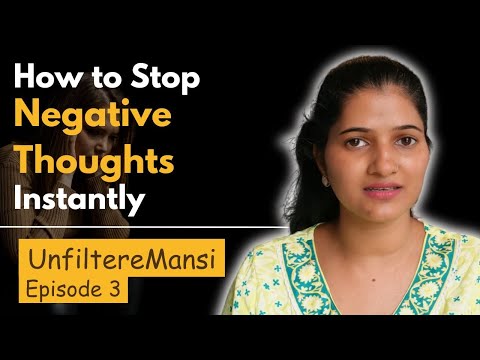 How to Stop Negative Thoughts Instantly: Proven Tips for a Positive Mindset 🧠✨ #UnfilteredMansi