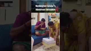 Washington Sundar's Humorous Encounter: "Padu" and His Mom's Reaction