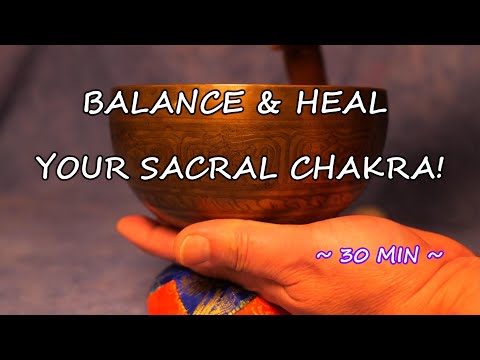 OPEN YOUR SACRAL/2ND CHAKRA! 30 MIN. SINGING BOWL AVAILABLE AT WWW.TEMPLESOUNDS.NET ~ PEACE & LOVE!