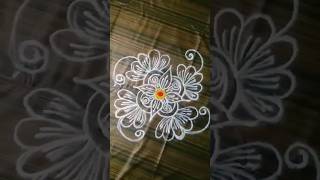 #flowersrangoli #treandingrangoli #simpleandsmallrangoli#dailyuserangolis #viralrangolidesigns