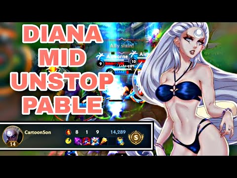 Diana Domination | Mid lane gameplay | League of legends wild rift