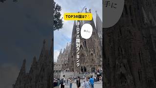 【BEST3】ヨーロッパ旅行行くならここ！完全独断で決めた1-3位の国は？🤔 #海外旅行 #海外女子旅 #ヨーロッパ旅行