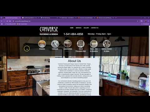 Website Analysis Video for Converse Flooring and Design