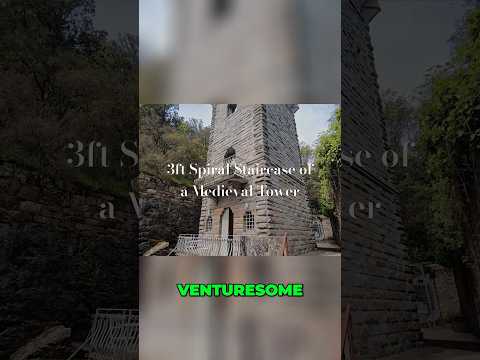 Exploring the Enigmatic Staircase of a Medieval Tower #torre #spiralstaircase #italy #shorts