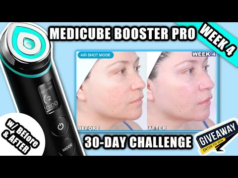 MEDICUBE BOOSTER PRO 30-DAY CHALLENGE | WEEK 4 - AIR SHOT MODE #microneedling