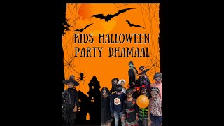 Kids Halloween party 👻 🎃| Kids Halloween costume and makeup #halloweenshorts #halloweenkids