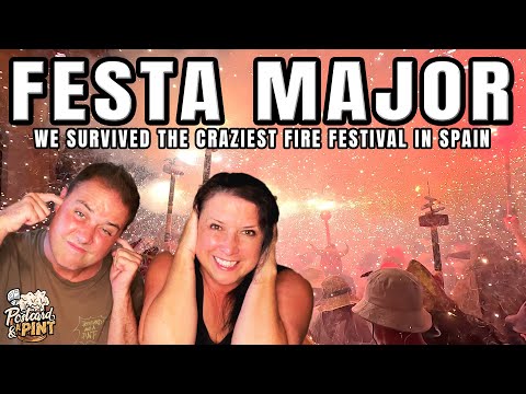 We Survived Spain's CRAZIEST Fire Festival - Sitges Festa Major (Sant Bartomeu)