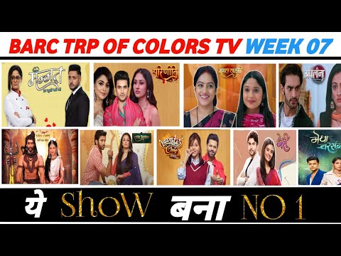 Barc Trp of Colors TV of Week 07 (2025) : Mannat | Laughter Chefs | Shiv Shakti | Ram Bhavan