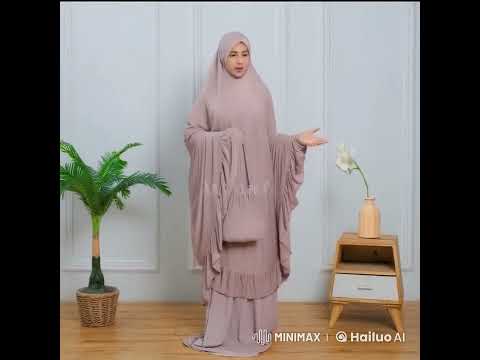 mukenah dewasa jumbo dengan bahan jersey yang adem