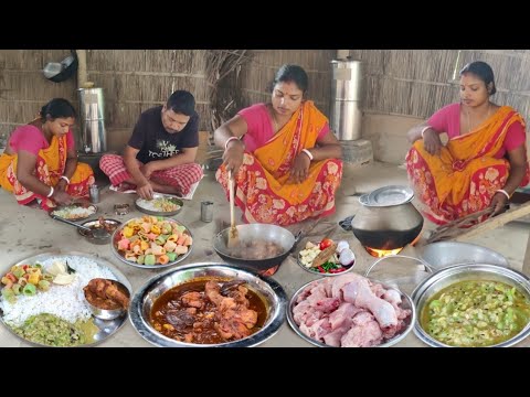 cooking in village chicken curry | village cooking and village lifestyle | village daily life