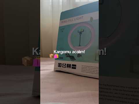 Ring Light #ringlight #ringlighttripod #vloggerslife #fypシ #vlogger #kargoaçılımı #unboxing