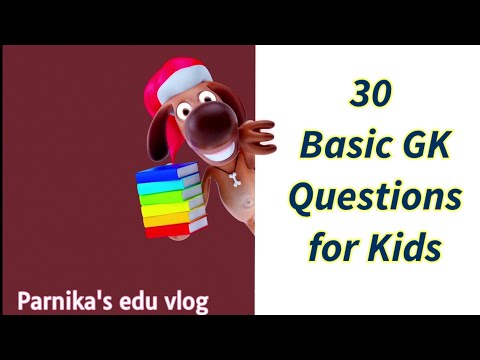 30 Basic GK Questions & Answers (for Age group 4 to 7 years) || Test your basic GK || Quiz Time