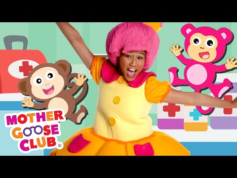 Five Little Monkeys + More | Mother Goose Club Nursery Rhymes