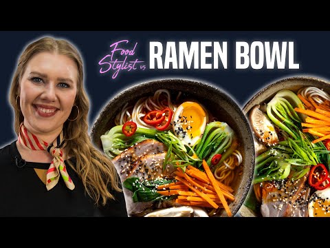 Food Stylist vs. Ramen Bowl | How to Style DIY Ramen for Photo | Well Done