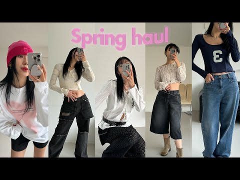 Spring Lookbook᯽ 슬슬 봄 옷 준비 해야죠 ˚ ༘♡ 기본티부터 팬츠까지 다 모아. 봄맞이 패션하울(다이애그널,밀로우먼,로우클래식,에스이오,스투시,오버듀플레어)