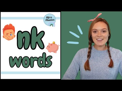 'nk' Words | Blending Phonics | nk Words with Pictures | Learn to Read | British Teacher