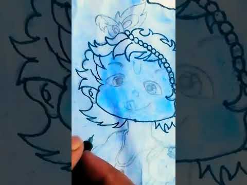 splash art of 💙krishna... https://youtube.com/shorts/QPQtc2GmL8w?feature=share # hare krishna.