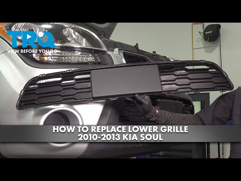 How to Replace Lower Grille 2010-2013 Kia Soul