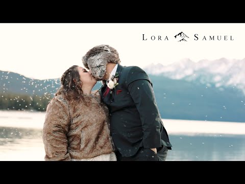 Redfish Lake Elopement // Sawtooth Wedding of Lora + Samuel