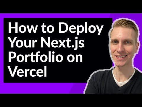 How to Deploy Your Next.js Portfolio on Vercel