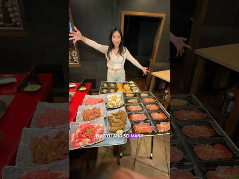 The best all you can eat Korean BBQ Spot in Las Vegas #koreanfood #vegas #ayce #youtubeshorts