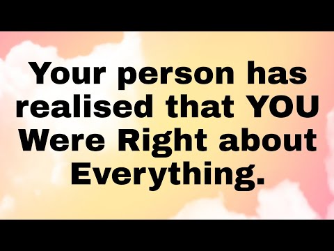 Channeled Messages from Your Person 💌🥰 - Your Person Has Realised that You were..