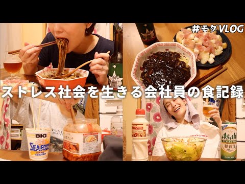 【モグVlog】仕事終わりに定食作る人って現実に存在するのですか？😟/働く29歳女の食生活記録📝