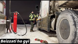 still Learning trucking problems in winter | Canada Truck Driver | 682