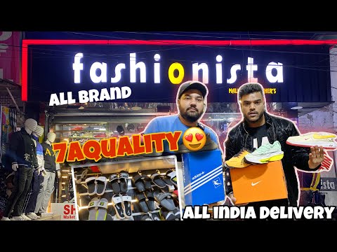 Branded 7A Quality Shoes With Cheapest Rate 😳 | Fashion Insta Tilak Nagar | First Copy Shoe Market 🔥