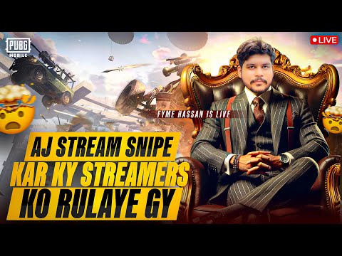 Ultimate Royale Rank Push🔪l Aj Streamer Ko Rulaye Gu😂l Update 3.5 l PUBG MOBILE l FYME HASSAN