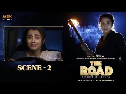 Unexpected Car Accident | Scene-2 | The Road Tamil Movie | Trisha, Santhosh Prathap | MSK Movies