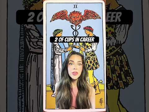 Tarot Cards in Career: 2 of Cups #tarot #tarotcardmeanings #2ofcups