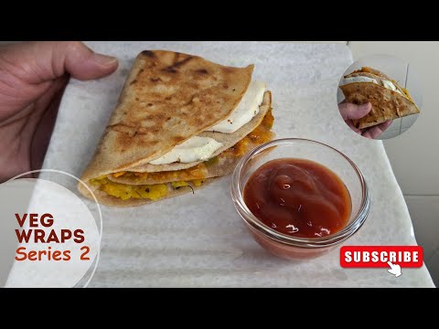 Veg Wrap Recipe 🤯😳 | Vegetable Wrap Recipe 😲😱 | Healthy Wraps for Weight Loss 😯🔥 | Wrap Recipe 😋😍