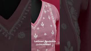 #LakhnawiChikankari #HandmadeKurti# #Jaanloo #TraditionalWear# #EthnicWear #ChikankariLovers#