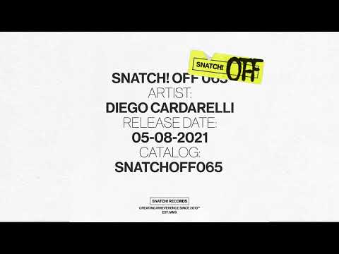 Diego Cardarelli - Attention (Original Mix) [Snatch! Records]