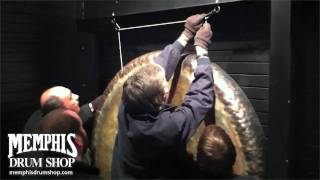 60" Paiste Earth Gong Unboxing at Memphis Gong Chamber