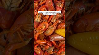 Here’s the secret ingredient to a good crawfish boil. #crawfishboil #crawfish