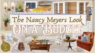 NANCY MEYERS INTERIOR DESIGN STYLE | Budget-friendly design with Mood board