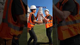 These workers FIXED the Tower of Pisa