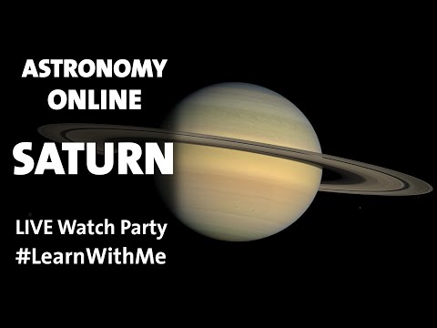 Astronomy Online: Saturn #LearnWithMe