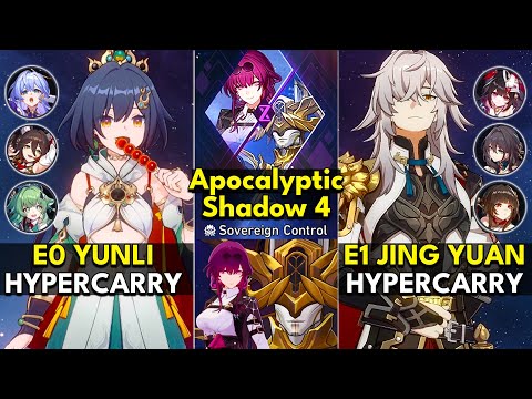 E0 Yunli Hyper & E1 Jing Yuan Hyper | Apocalyptic Shadow Floor 4 3 Stars | Honkai: Star Rail 2.6